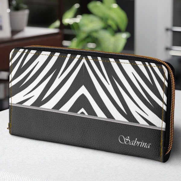 Zebra Wallet Etsy