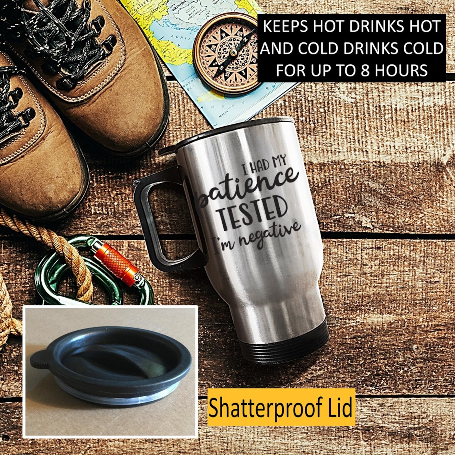 Funny Travel Mug With Handle and Lid Personalized Gift for Etsy