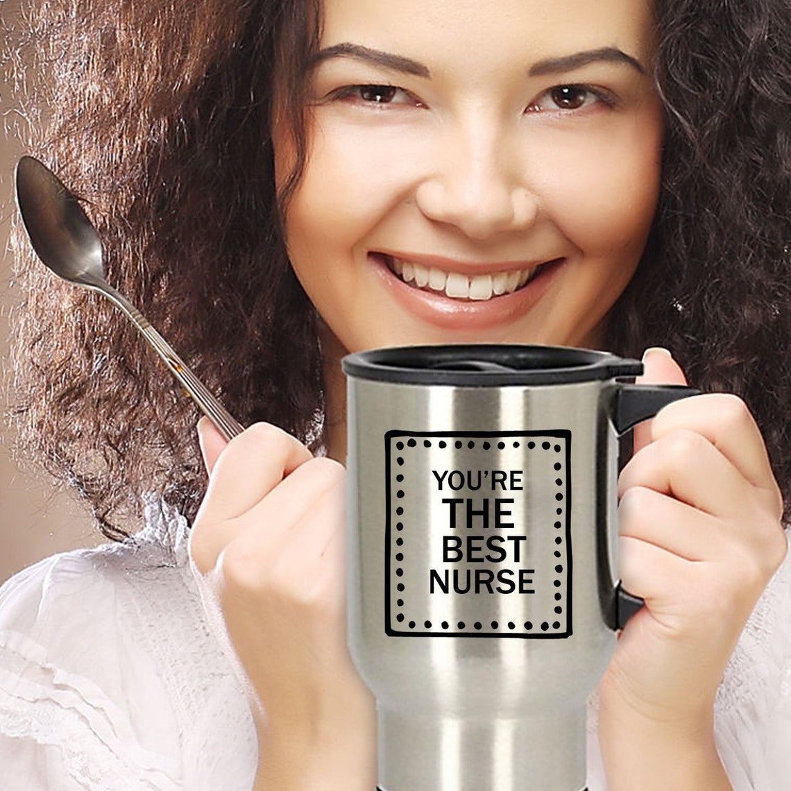 Personalized Nurse Travel Mug Stainless Steel Mug Gift for Etsy