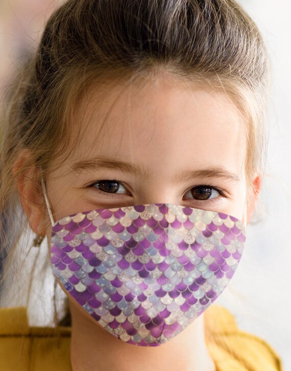 Kids Face Mask with Filter Children's Washable Reusable Etsy