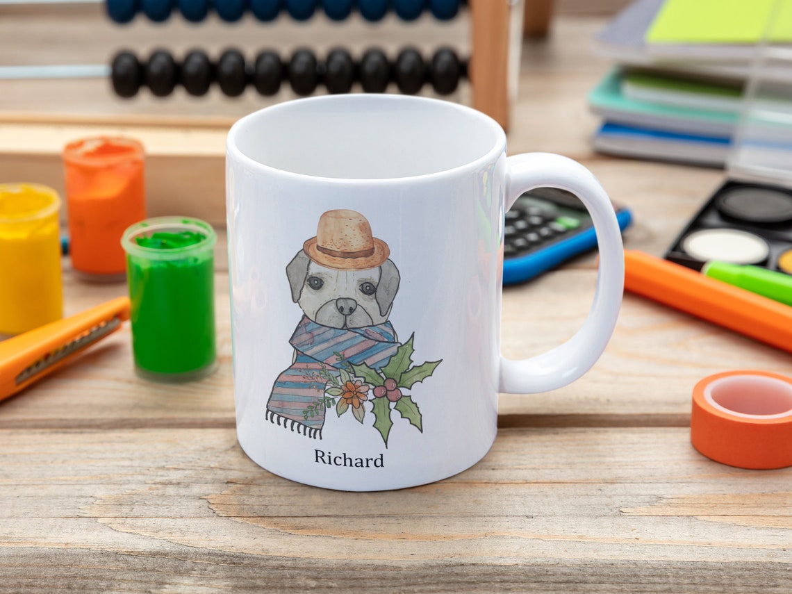 Cute Mugs With Dogs Personalized Dog Lover Gift Ideas Etsy