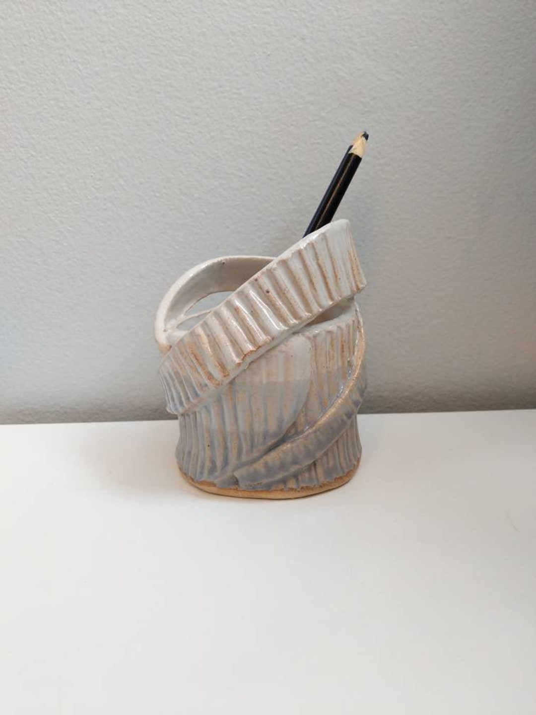 Ceramic Pencil Holder / Office Organizer / Handmade Pottery - Etsy