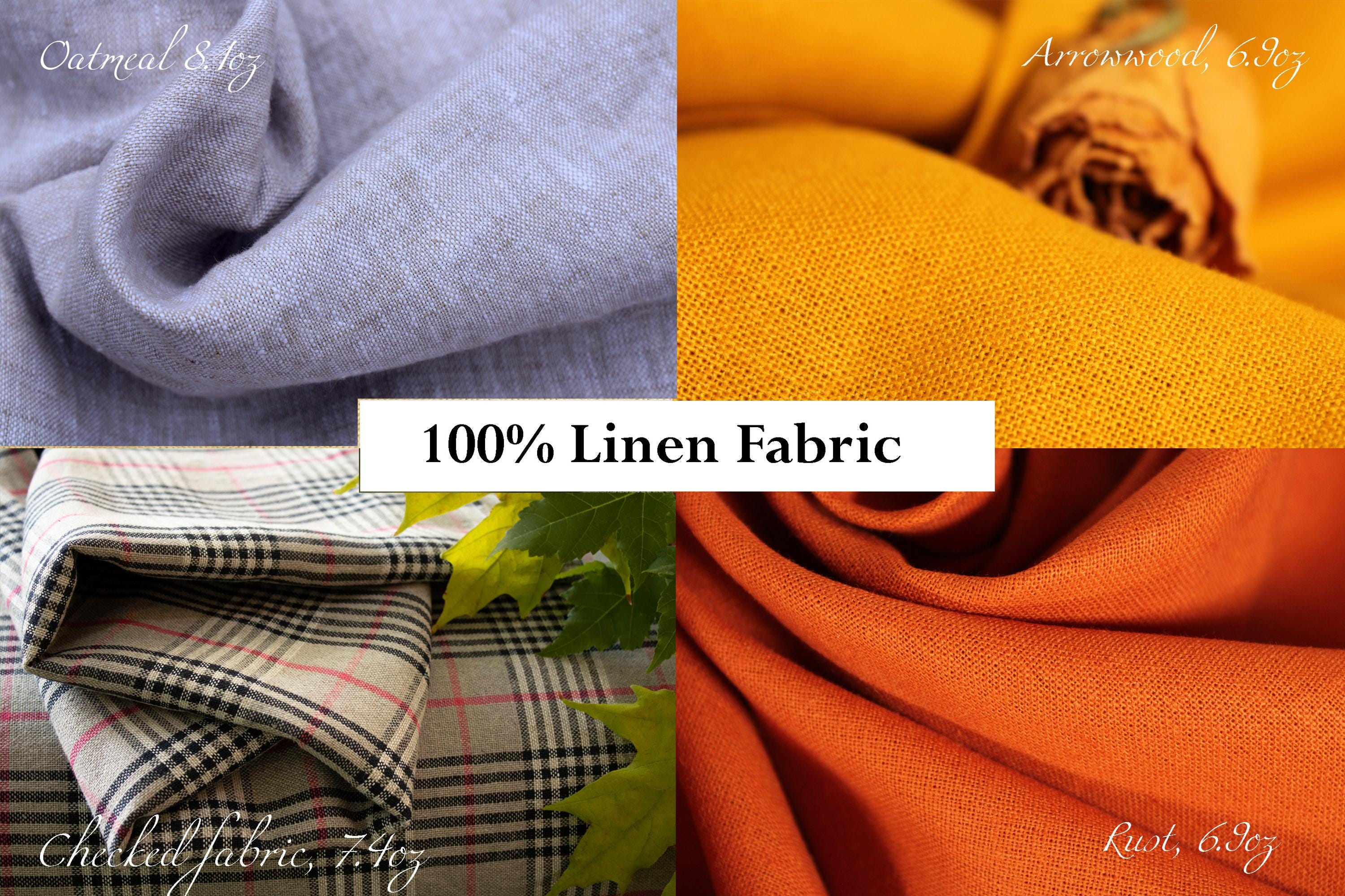 100% Linen Fabric by the Yard for Clothing / European Linen Medium Weight Linen  Fabric / Flax Linen Fabric / Natural Linen / SHIP From USA - Etsy