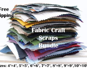 European linen fabric scraps bundle 4x4" to 9x9" / Linen scraps bundle / Linen fabric remnants / Fabric remnants bundle / FREE SHIP from USA
