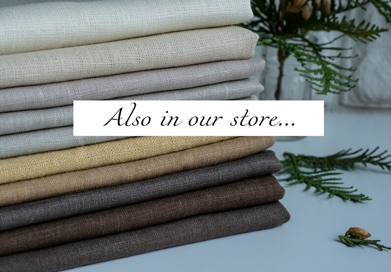 Premium IRISH Linen Fabric by the Yard for Clothing / 100 Etsy