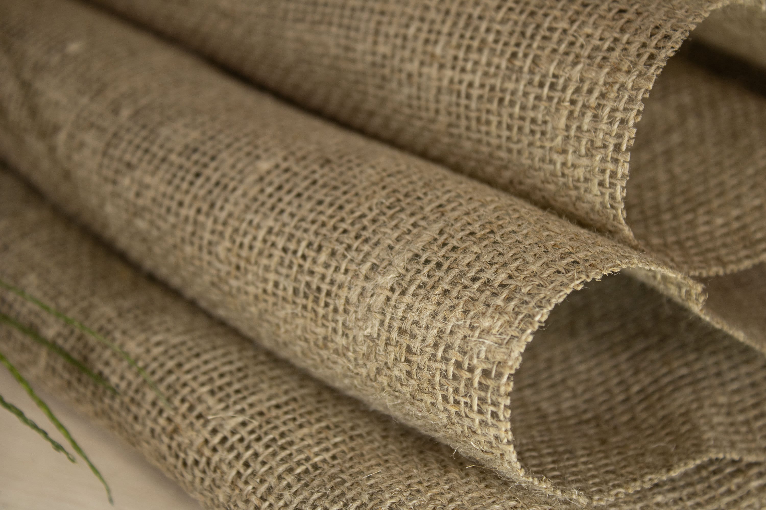 Linen Burlap / Burlap fabric by the yard / Open weave linen Etsy