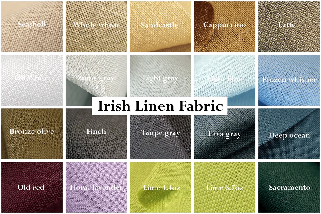 Irish Linen Fabric by the Yard for Clothing / High Quality Etsy