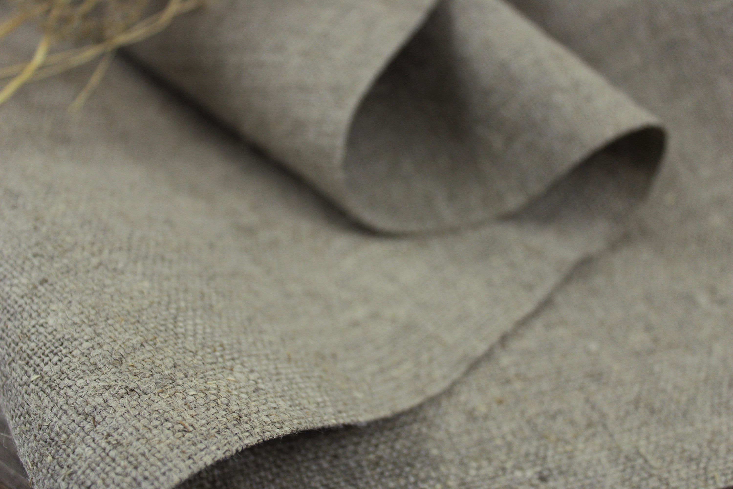 Linen burlap 100 linen upholstery fabric by the yard Heavy Etsy