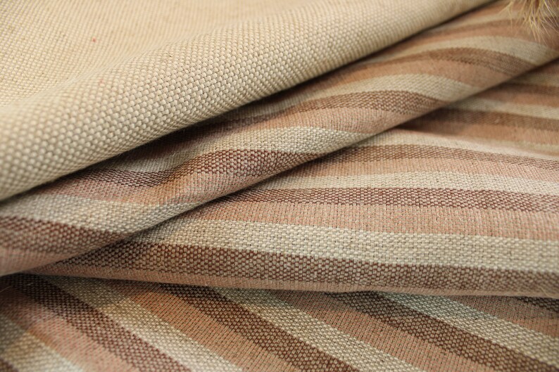 Natural Upholstery Linen Fabric by the Yard /heavy Linen Etsy