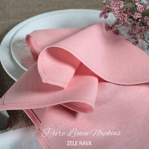 Premium Linen napkins / 100% Soft Linen napkins Wedding / Gifts for Women / Housewarming gift / Handmade in the US/ Custom napkins