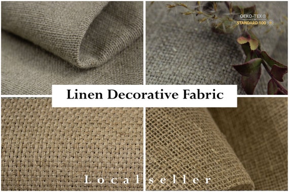 Natural 100% Jute Fabric Burlap Plain Flax Linen Cloth Eco Material Craft  Sewing