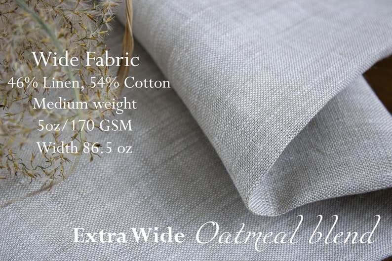 100% Natural Undyed Linen Fabric by the Yard From Europe - Etsy