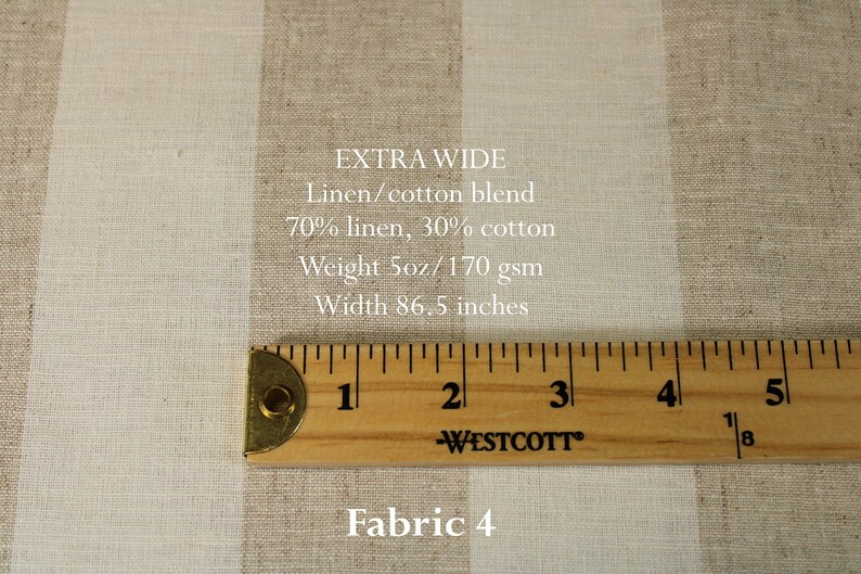 EXTRA WIDE Linen Fabric by the Yard From Europe / UNDYED Linen Etsy