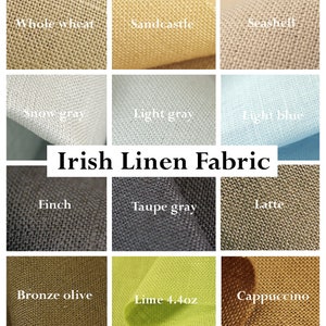 Irish Linen Fabric by the yard for clothing / European flax linen fabric / High Quality Soft Linen Fabric for garment sewing / 100% Linen