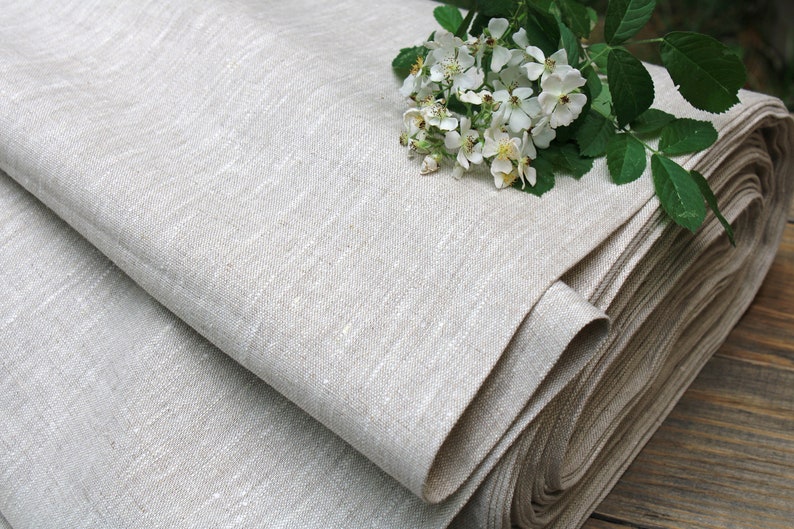 Premium Quality European Undyed Linen Fabric by the Yard 100% - Etsy