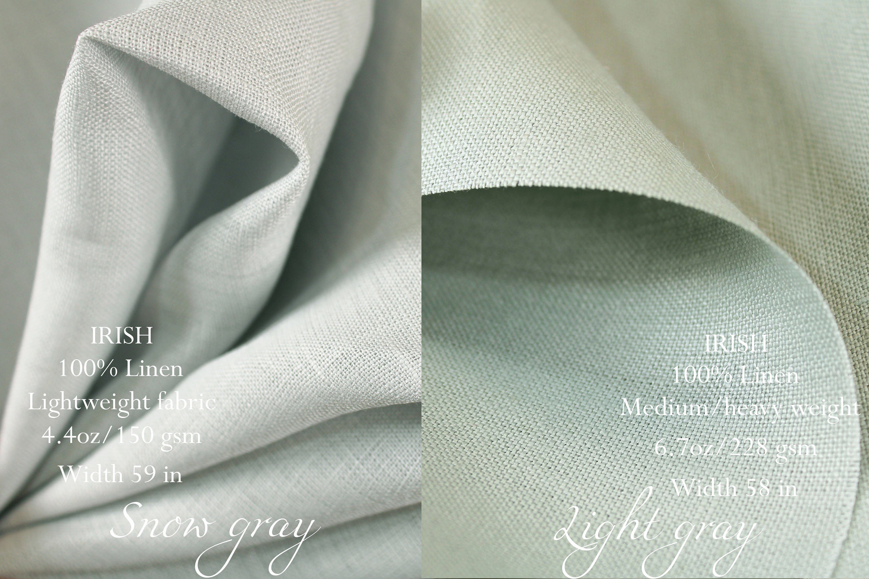 European Linen Blend Light Tan  Medium/Heavyweight Linen Fabric
