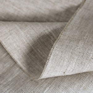 100% linen fabric by the yard for clothing / Washed linen fabric / Natural linen flax fabric by yard / Heavy weight linen fabric from USA image 7