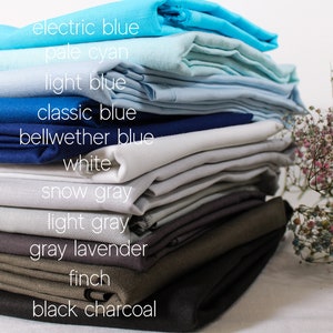 Premium 100% Linen Fabric by the yard / Lightweight and Mediumweight linen fabric for clothing, curtains, qiulting linen fabric / ZELE NAVA