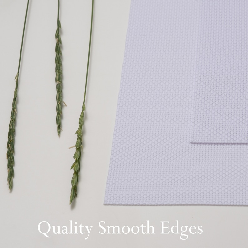 SOFT Aida Cloth 14 Count / White Aida Fabric / Aida Cross Etsy