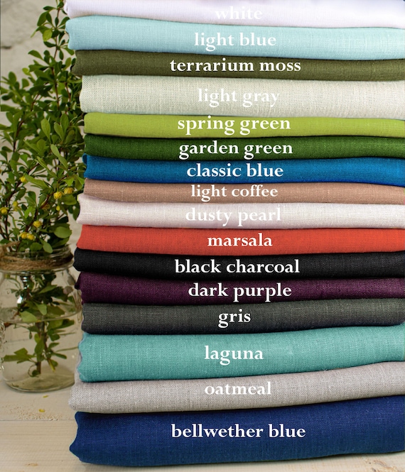 linen material for dresses 100% Pure Fabric 140cm Wide 230g/m Summer Clothing 100% stonewashed linen Pure Linen Fabric for Sewing