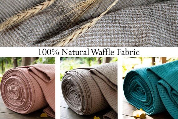 Organic Waffle Quilt Fabric Swatch