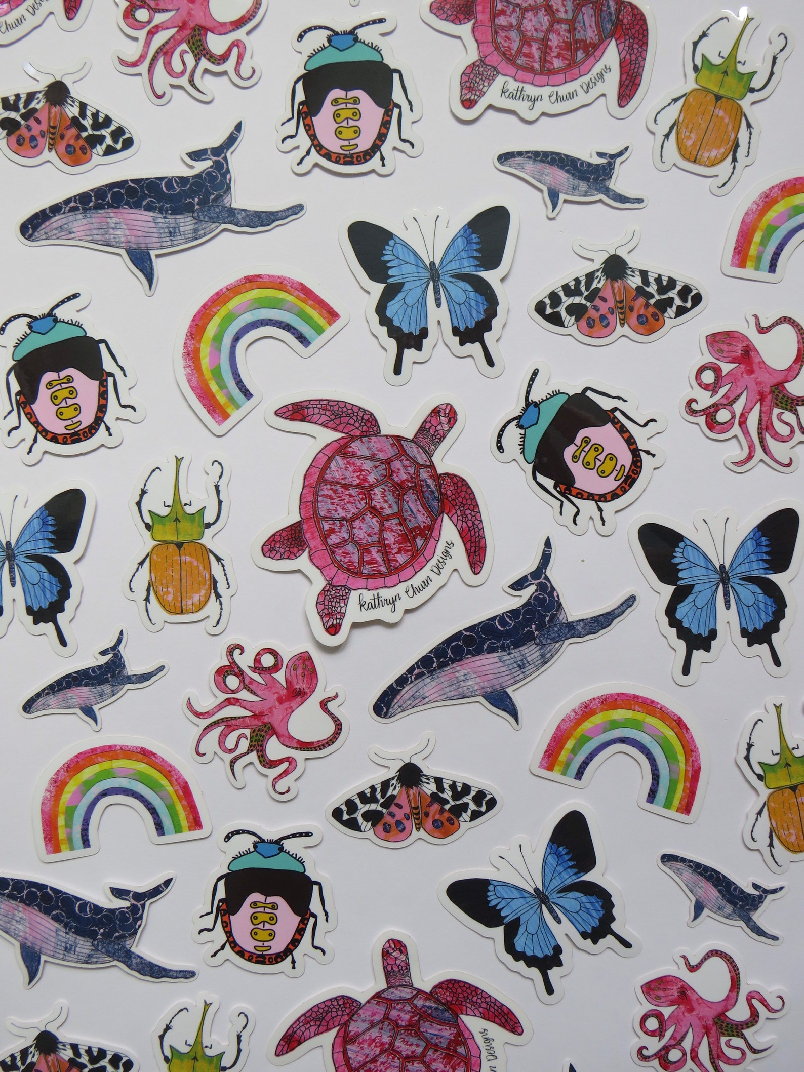 Bug sticker / insect sticker / animal sticker / vinyl sticker | Etsy