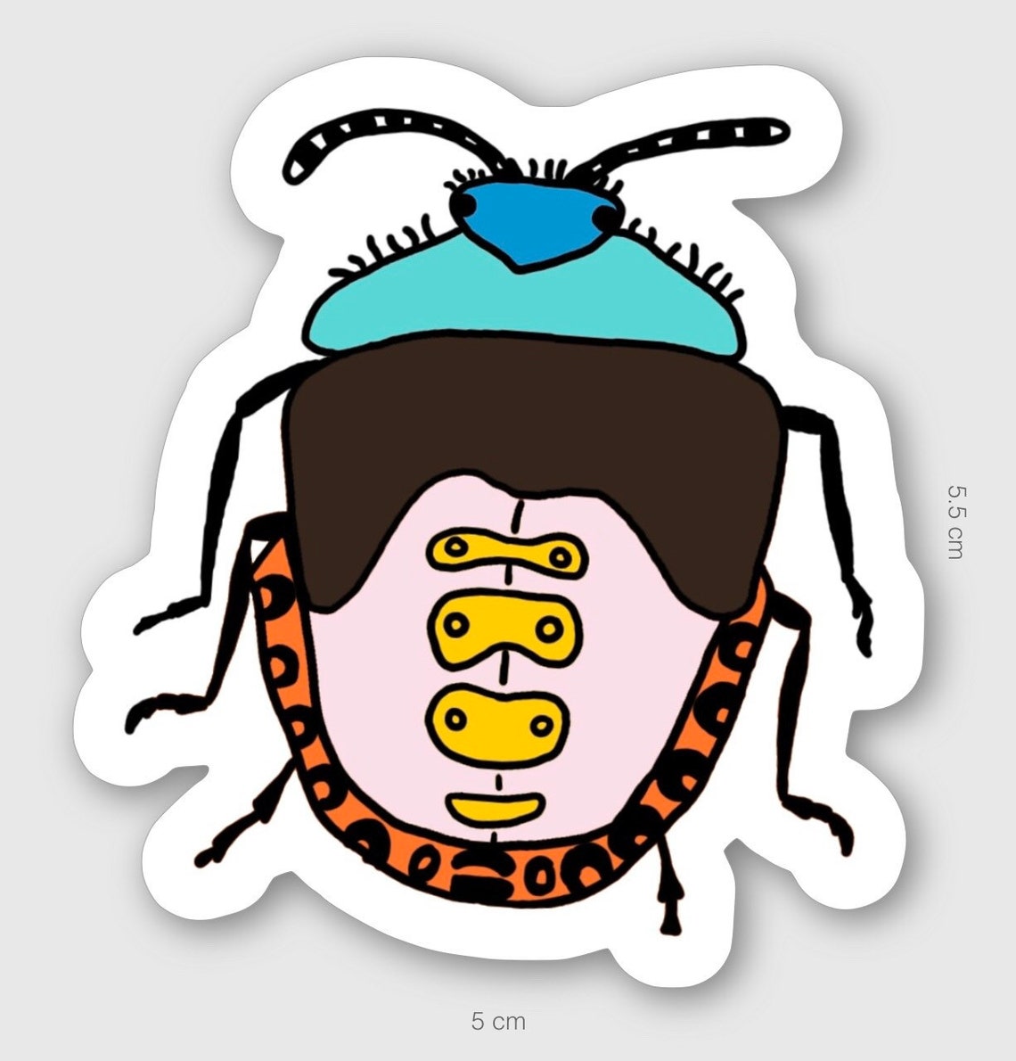 Bug Sticker / Insect Sticker / Animal Sticker / Vinyl Sticker Etsy