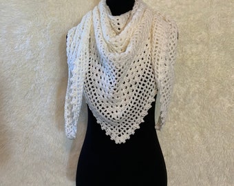 Crochet Triangle Shawl