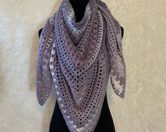 Crochet Triangle Shawl