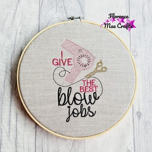 Best Blowjobs Embroidery Design DIGITAL DOWNLOAD machine embroidery