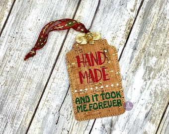 Handmade Gift Tags Embroidery Design DIGITAL DOWNLOAD machine embroidery