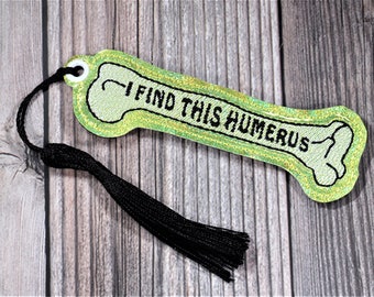 Find This Humerus Bookmark Embroidery Design DIGITAL DOWNLOAD machine embroidery