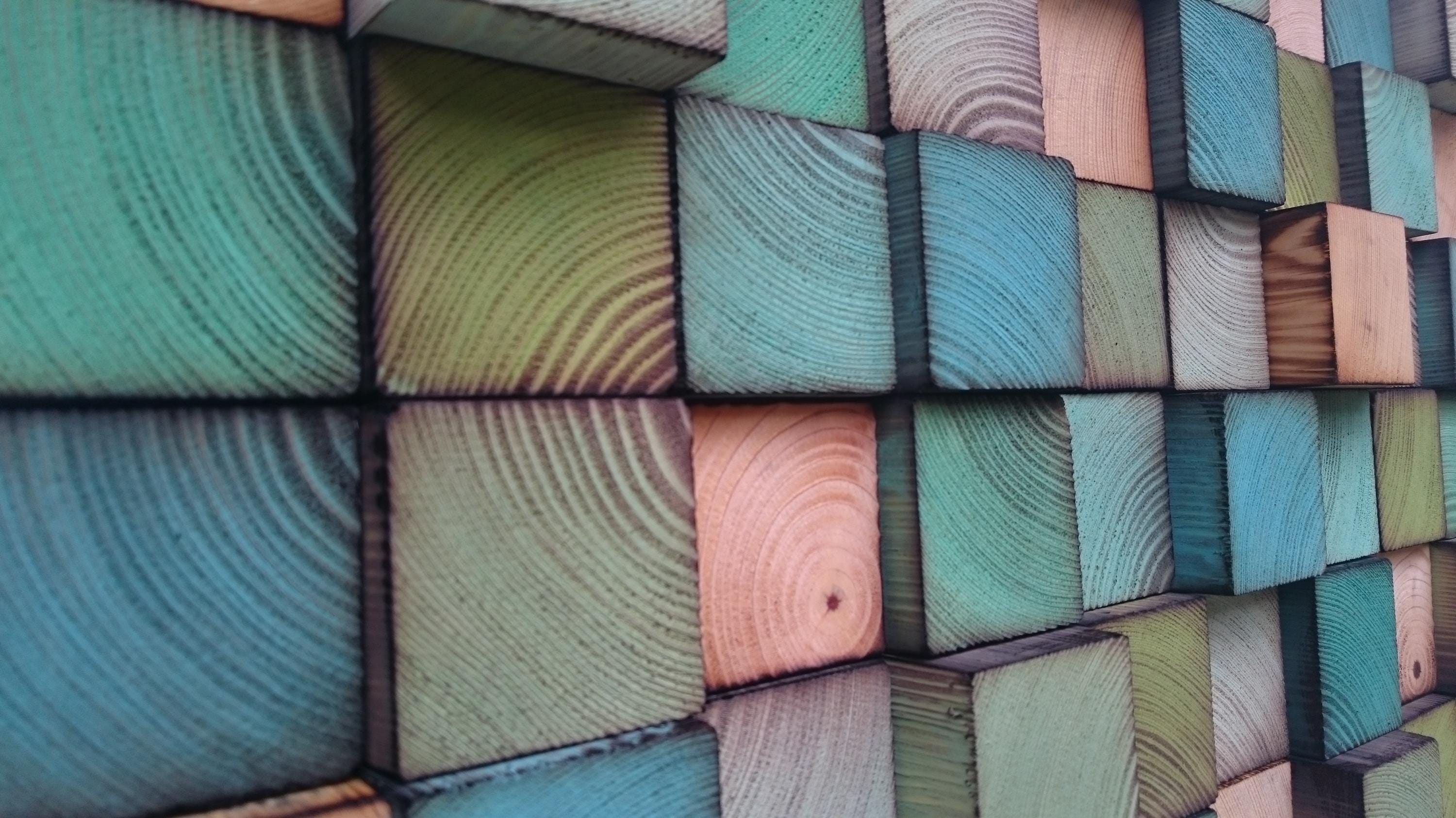 Reclaimed Wood Wall Sculpture – Handmade Pine Mosaic Art - Etsy