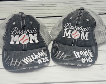 Baseball Mom Hat | Baseball Hat | Baseball Mom Cap | Baseball Cap |trucker hat | Baseball Mom | baseball | Mom gift | Mother's Day Gift |h1
