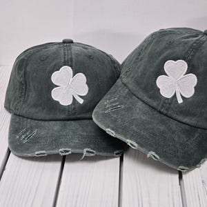 3 Leaf Clover Hat Shamrock hat St Patrick&#39;s Day hat Luck of the Irish hat St Patty&#39;s Hat Lucky hat green clover Irish clover hat