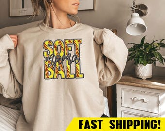 Softball Mama Sweatshirt Mothers Day Gift For Softball Mom Gift For Softball Lover Mom Sweater Mothers Day Shirt Softball Season Mom Sweater