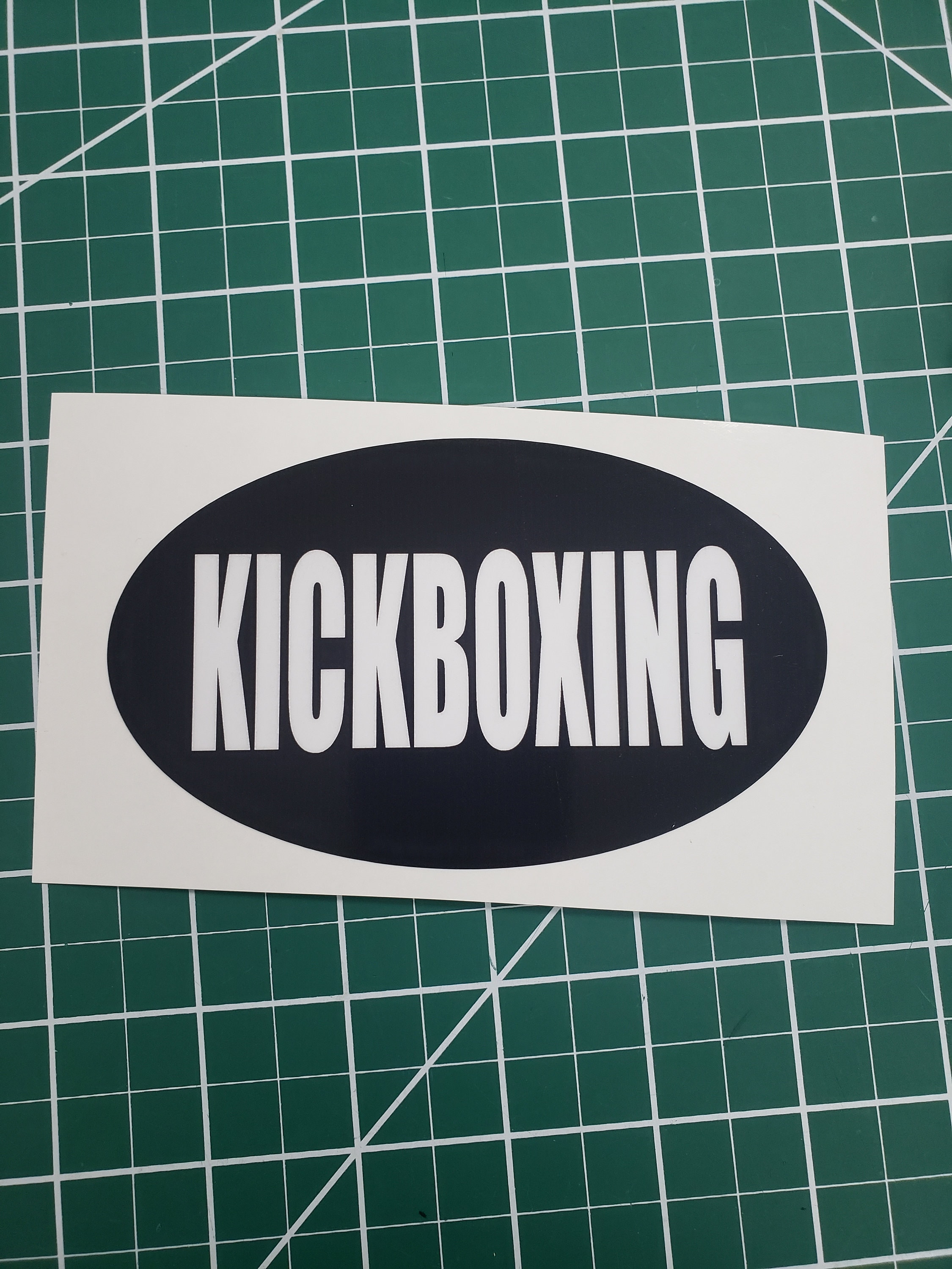 Kickstand Sticker Kickboxing Sticker Holographic Car Sticker, Bumper Stickers, Computer ...
