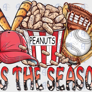 Tis the Season Baseball, Baseball Mom, Baseball Clipart, Transparent PNG file for sublimation, Baseball Mama Png, Baseball Mom png, Baseball