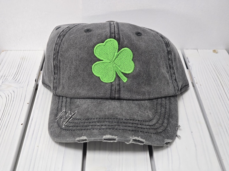 3 Leaf Clover Hat Shamrock hat St Patrick's Day hat Luck of the Irish hat St Patty's Hat Lucky hat green clover Irish clover hat bild 7