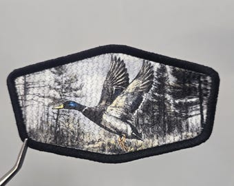 Mallard Duck Patch – Printed Wildlife Patch for Outdoor Gear | Iron-On or Hook & Loop Application