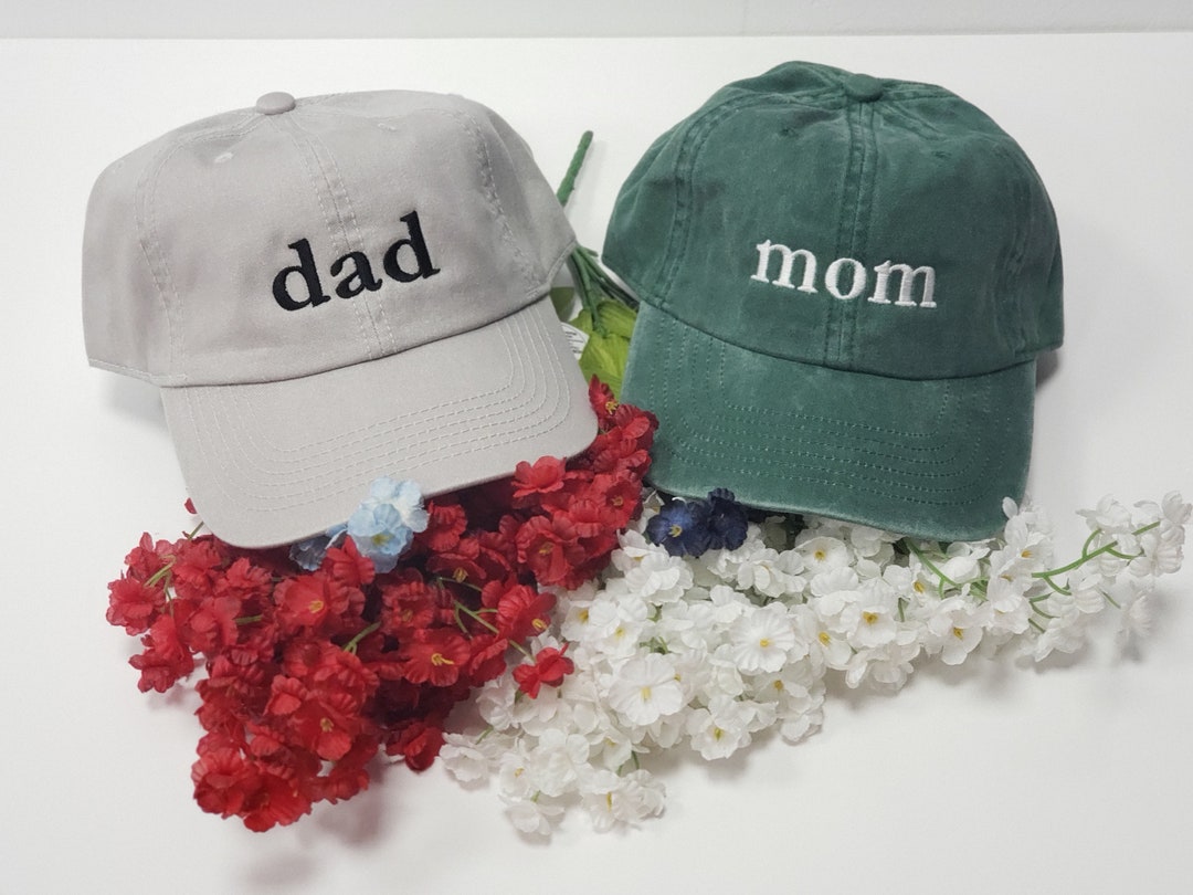 Mom and Dad Hats Set, Mom Life Hat, Baby Shower Gift, Gift for Mom ...