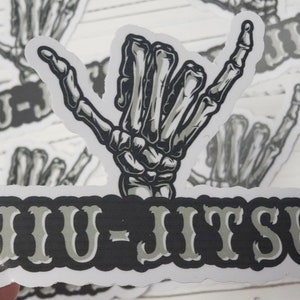 Jiujitsu sticker, car sticker, bumper stickers, computer sticker, waterproof stickers, decorative stickers, bjj, bjj sticker,