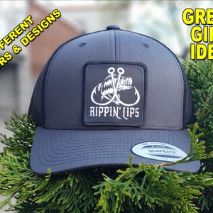 Fishing hat, Bass Fishing Hat, Largemouth fishing hat, largemought hat, Gift for Fisherman, Fishing gift for husband, Custom Fishing hat