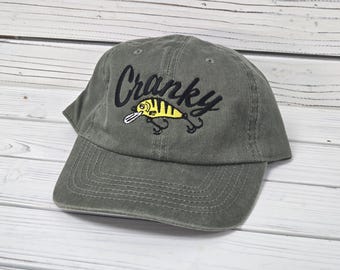 Fishing hat, Trout Fishing Hat Rainbow Trout fishing hat Women Want me, Fish Fear Me, Fishing gift for husband, Custom Fishing hat, Dad Gift