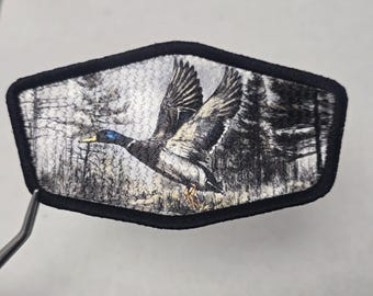 Mallard Duck Patch – Realistic Printed Wildlife Patch | Iron-On or Hook & Loop | Outdoor Gift for Hunters