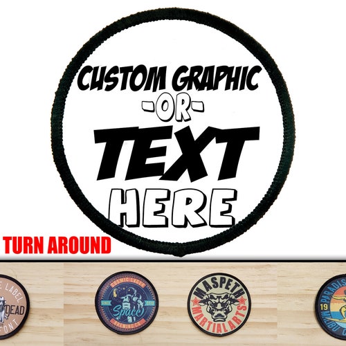 Custom Patches 3 Round Custom Patch Personalized Etsy