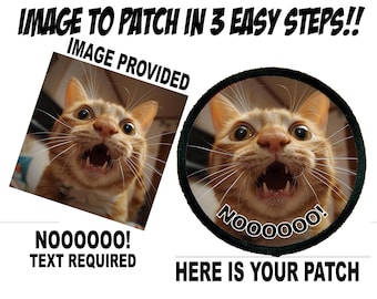 Custom Image Patches Round Custom Patch, Personalized Patch, Personalized Patches, Iron On Patch, Logo Patch, Company Patches, Printed Patch