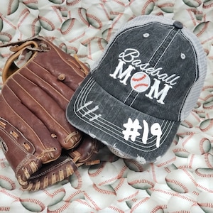 Baseball Mom Hat | Baseball Hat | Baseball Mom Cap | Baseball Cap |trucker hat | Baseball Mom | baseball | Mom gift | Mother&#39;s Day Gift