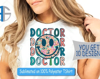 Retro doctor png design boho doctor tshirt design doctor vintage shirt design png doctor sweatshirt design png doctor retro tshirt doctor