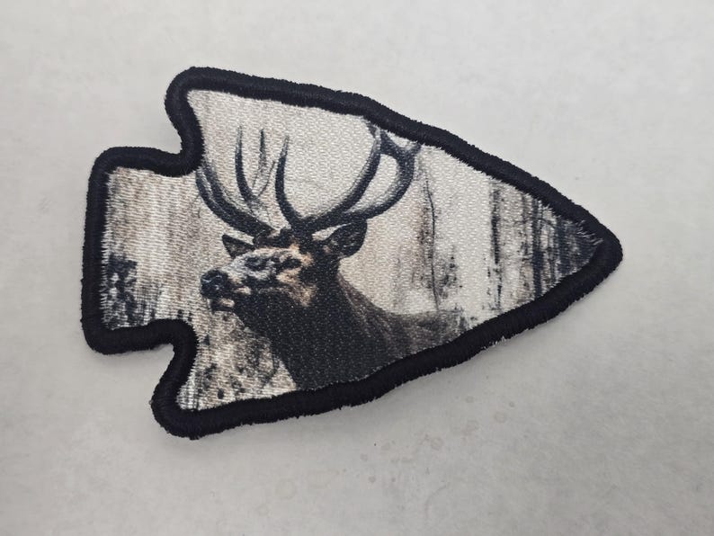 Deer Hunting Arrowhead Patch – Buck Patch for Hats Jackets and Vests ...